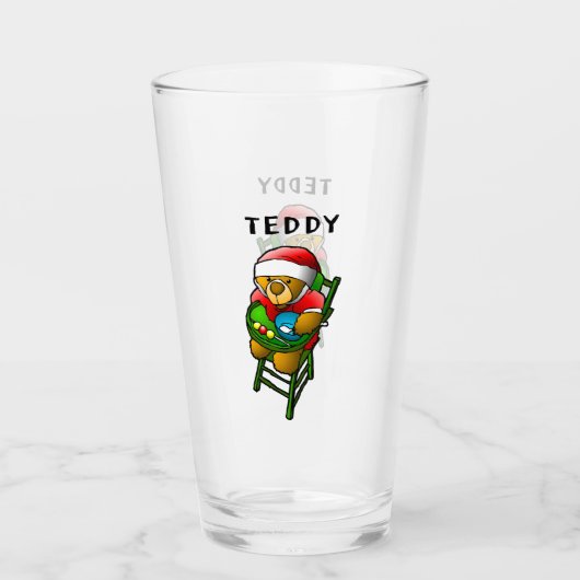 Kerstbeer van Sinterklaas Glas (Voorkant)