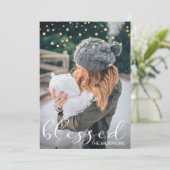 Kerstbeerloze Gold Confetti overlay FOTO (Staand voorkant)