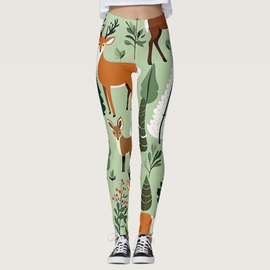 kerstbeestjes legging (Voorkant)