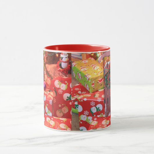 Kerstbegeleide koffie-Mok (Cup) Mok (Midden)