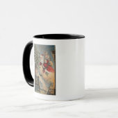 kerstbegroet kerstkerstkerstkerstkerstman met bome mok (Voorkant links)