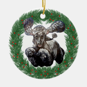 Kerstbehendige vormgeving keramisch ornament