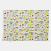 Kerstbeige Mouse Kitchen Towelen Theedoek (Horizontaal)