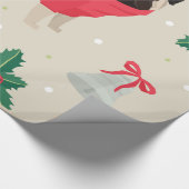 kerstbeker cadeaupapier (Hoek)