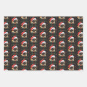 kerstbeker inpakpapier vel (Voorkant 3)