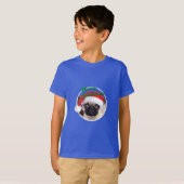 Kerstbeker - Kinderen Basic T-Shirt (Voorkant volledig)