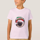 Kerstbeker - Kinderen Basic T-Shirt (Voorkant)