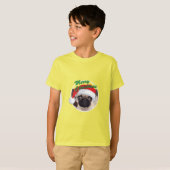 Kerstbeker - Kinderen Basic T-Shirt (Voorkant volledig)