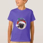Kerstbeker - Kinderen Basic T-Shirt (Voorkant)