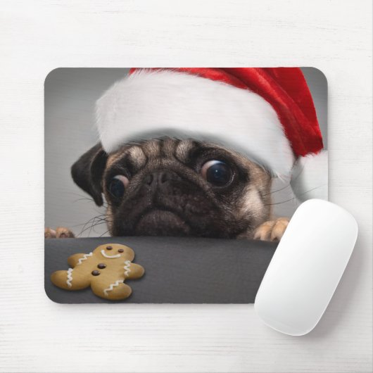 kerstbeker muismat (Met muis)