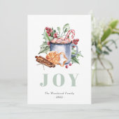 kerstbekers voor Waterverf Feestdagenkaart (Staand voorkant)