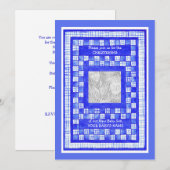  kerstbekroonde fotokaart kaart (Voorkant / Achterkant)