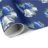 "Kerstbel" Kerstthema Cadeaupapier (Rol Hoek)