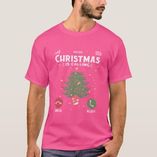 Kerstbelfamilie T-shirt