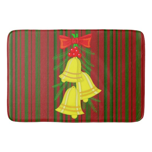 Kerstbellen Badmat (Voorkant)