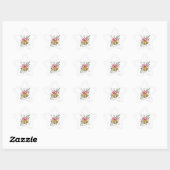 Kerstbelstickers Ster Sticker (Vel)