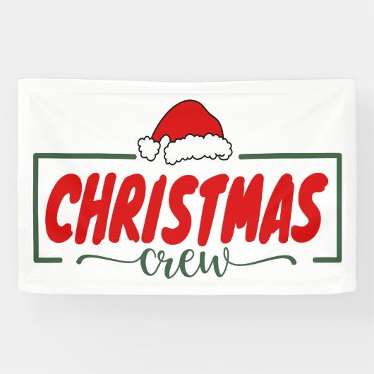Kerstbemanning Spandoek (Horizontaal)