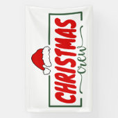 Kerstbemanning Spandoek (Verticaal)
