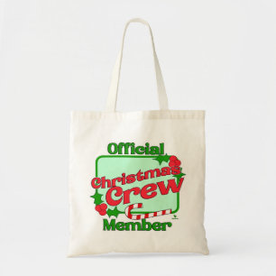 Kerstbemanningslid Vakantie Familie Fun Tote Bag