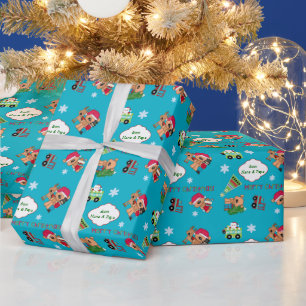 kerstBeren op maat Cadeaupapier