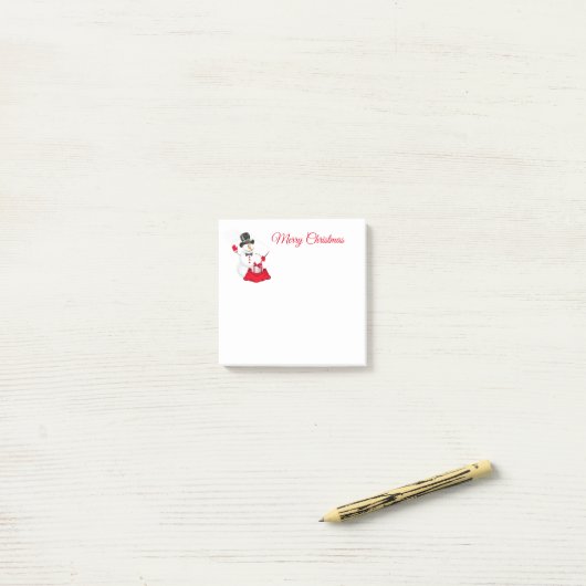 kerstbericht post-it® notes (Op bureau)