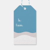 KerstBernese Mountain Dog Cadeaulabel (Achterkant)