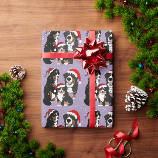 KerstBernese Mountain Dog Cadeaupapier (Feestdagen Geschenken)