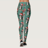 KerstBernese Mountain Dog Leggings (Achterkant)