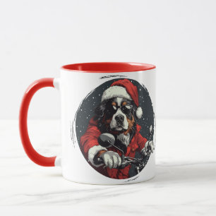 KerstBernese Mountain Dog Mok