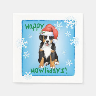 kerstBernese MountaIn Dog Servet
