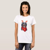 KerstBernese Mountain Dog T-shirt (Voorkant volledig)