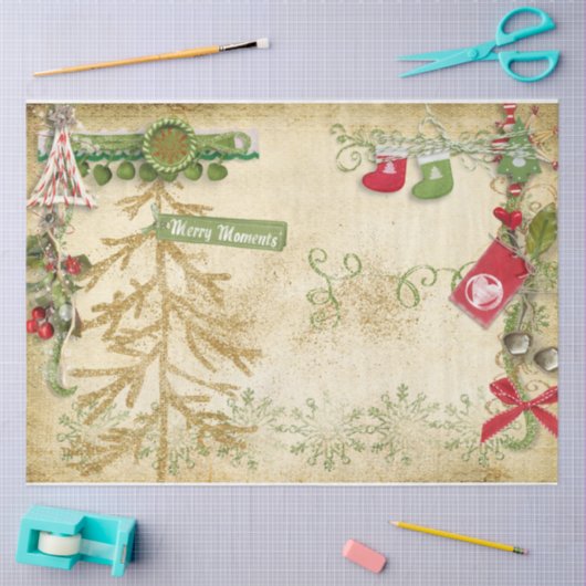 kerstbessen Design Series 10 Tissuepapier (Craft)