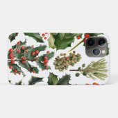 Kerstbessen Holly bladeren. Kerstbessen Case-Mate iPhone Case (Achterkant (horizontaal))