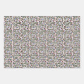 kerstbessen inpakpapier vel (Voorkant)