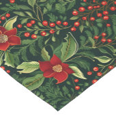 kerstbessen korte tafelloper (Hoek)