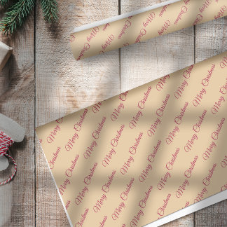 Kerstbessen Rood op Goud Prettig Kerstfeest Tissuepapier