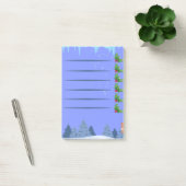 Kerstbessen - Snowy Forest Post-it Notes (Kantoor)