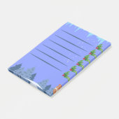 Kerstbessen - Snowy Forest Post-it Notes (Schuin)