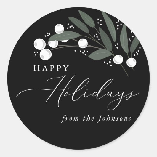 kerstbessen Sticker (Voorkant)