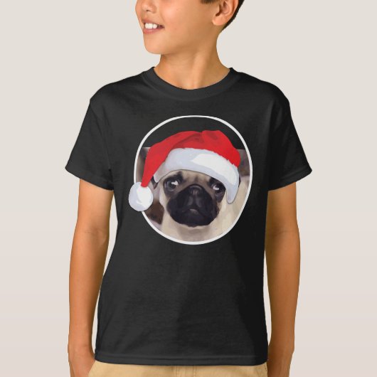 Kerstbeugel - Kinderen Basic Hanes T-Shirt (Voorkant)