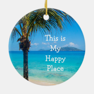 Kerstbeukendecoratie: Mijn Happy Place Keramisch Ornament