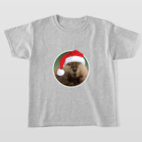Kerstbever - Kinderen Basic T-Shirt
