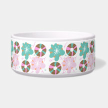 Kerstbevrokken Donuts Roze Doodles
