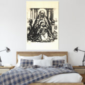 kerstbevruchting Madonna en kindermaagd Mary Canvas Afdruk (Insitu (Slaapkamer))