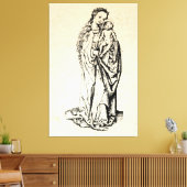 kerstbevruchting Madonna en kindermaagd Mary Canvas Afdruk (Insitu (Woonkamer))