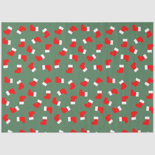 kerstbezettingsgetal tissuepapier (Voorkant)