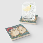 kerstbezit stenen onderzetter (Zijkant)