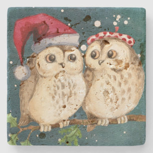 kerstbezit stenen onderzetter