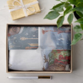 kerstbezit tissuepapier (Geschenk)