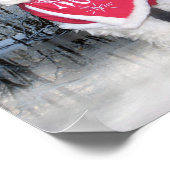 Kerstbichon Frise Dog Poster (Hoek)